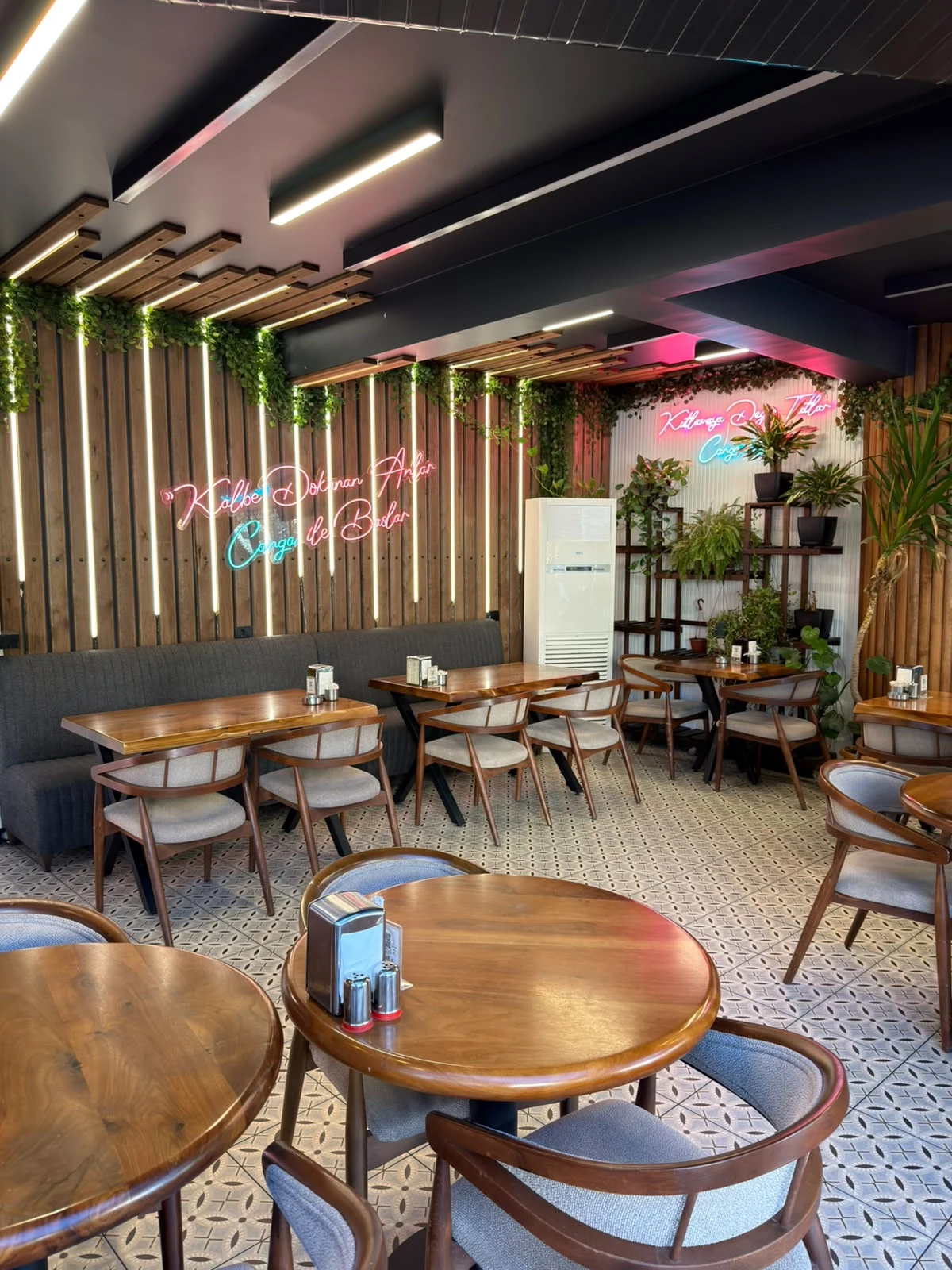 Çanga Pasta Cafe’nin iç mekânı