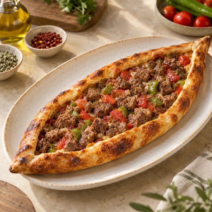Kuşbaşılı Pide için temsili görsel